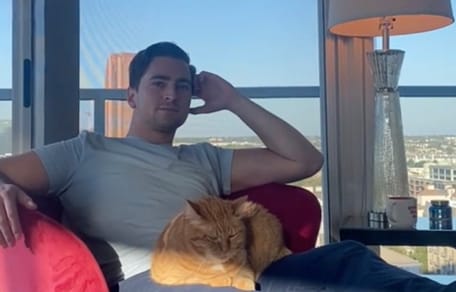 Matt and his cat