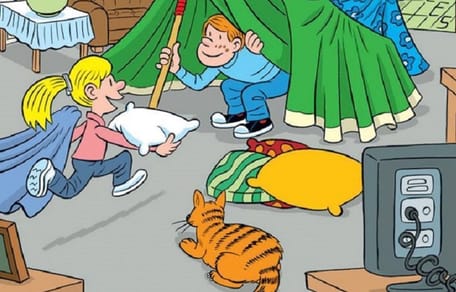 palabra gato escondida en imagen