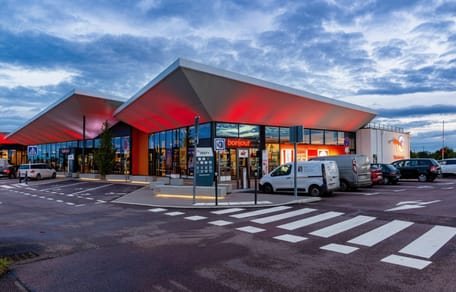 Panneau de sortie d'autoroute