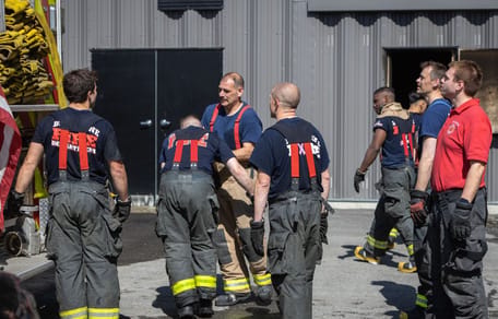 US firefighters