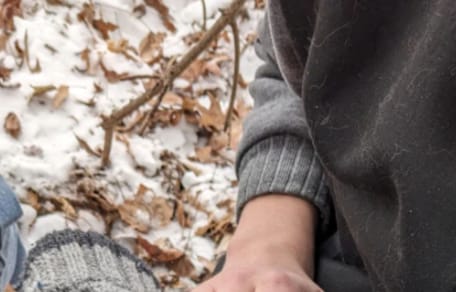 Escursione sotto la neve