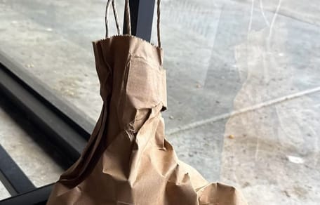 Eine einfache Papiertüte