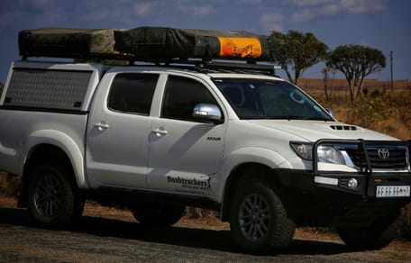 Samochód zapakowany na wycieczkę