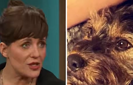 Sarah Kuttner und Hündin Penny