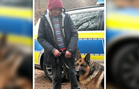 Seniorin und Hund wieder vereint