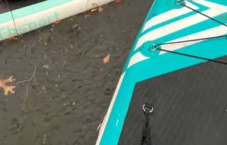 Angelausflug auf dem Wasser