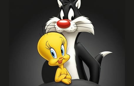 Sylvester and Tweety: Tweety Pie on mud flap