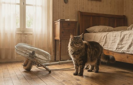 Lauter Knall um 5 Uhr morgens: Maine Coon Katze schlägt drei Einbrecher in die Flucht