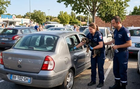 Cane resta chiuso in auto sotto il sole per ore: l'allarme scatta appena in tempo