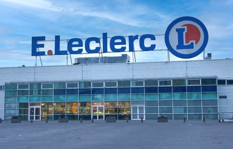 Un supermarché Leclerc