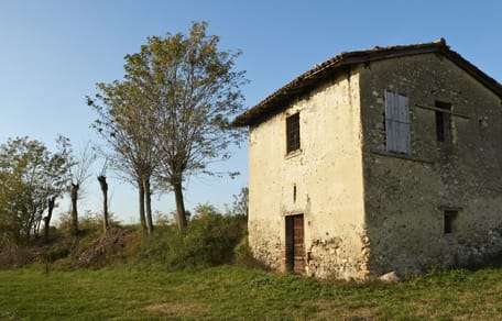 Una casa en el campo