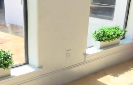 Een huis in de zomer