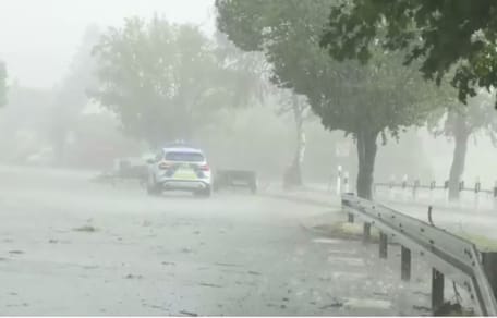 Unwetter in Nürnburg