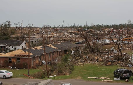 Miasto po tornadzie