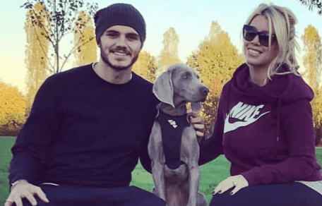 Wanda nara Icardi e il cane