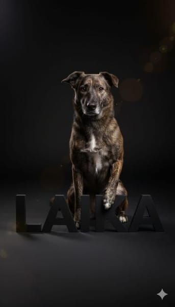 Laika sucht ihre Menschen
