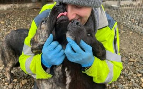 Momo's Blick ist voller Hoffnung