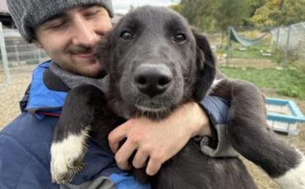 Momo's Blick ist voller Hoffnung