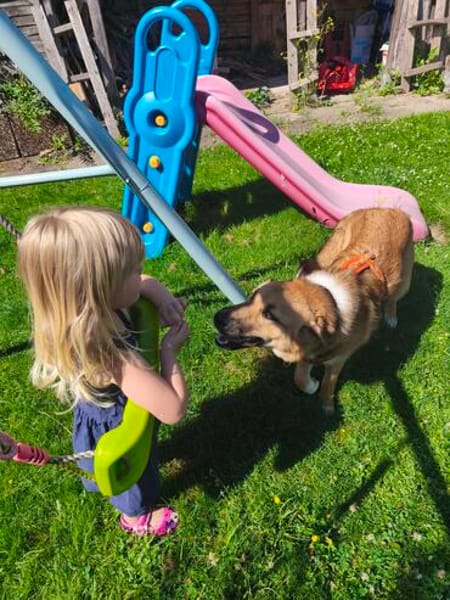 Bianca junge Zauberhafte Familienündin