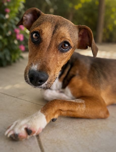 TASHA, Femelle junior Berger Créole