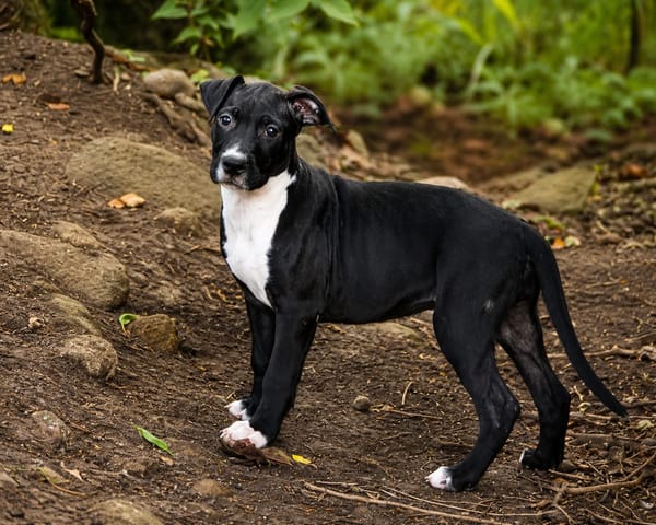 NINA, chiot femelle croisée Boxer & Labrador
