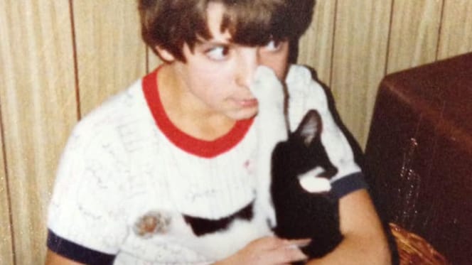 Martin Rütter Kinderfoto mit Katze