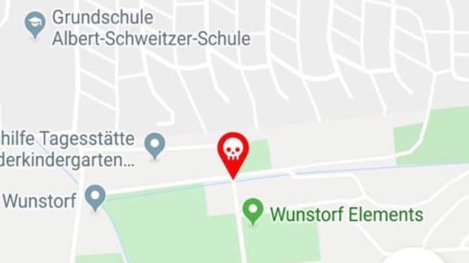 Markierung der Fundstelle