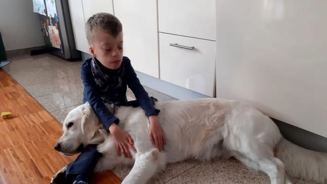 Maximilian und Hündin Smilla