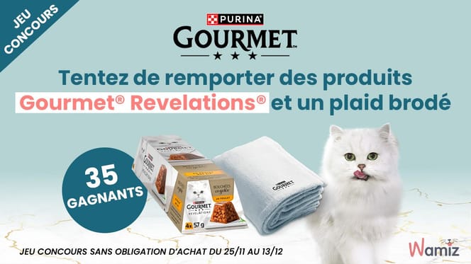 Concours : mettez des étoiles dans les yeux de votre chat avec la gamme marque GOURMET® Purina®