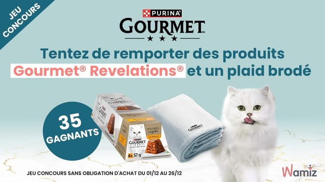Concours : mettez des étoiles dans les yeux de votre chat avec la gamme marque GOURMET® Purina®