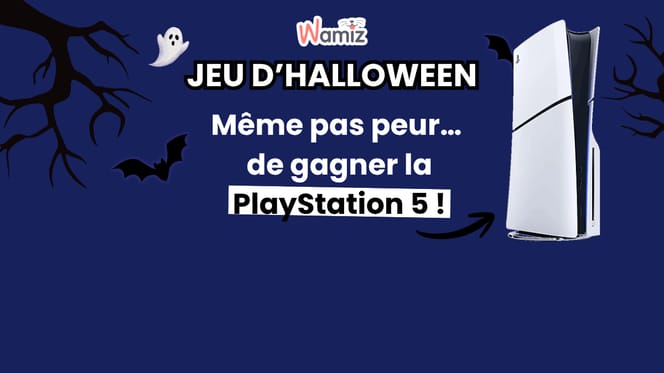 Grand Jeu d'Halloween : Tentez de gagner l'une des 2 PS5 mises en jeu !