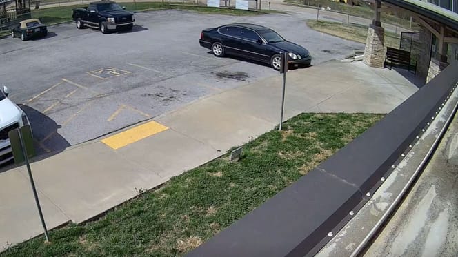 Abandonment in a car park