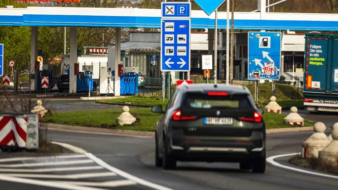 Autobahnraststätte an der A2