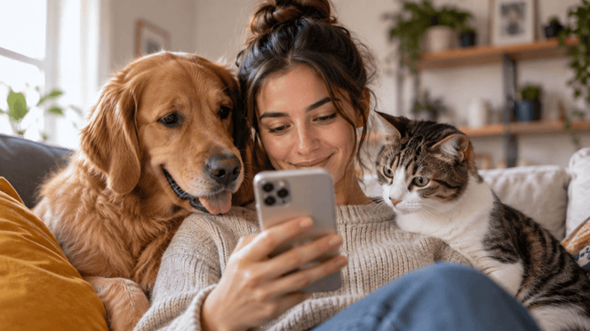 cani e gatti con l'IA