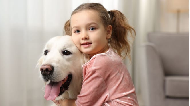 Chien et enfant