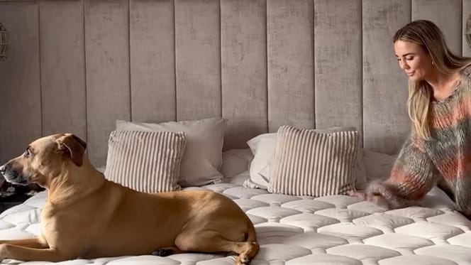 de hond van Monique Westenberg moest weer onder het mes vanwege een tumor