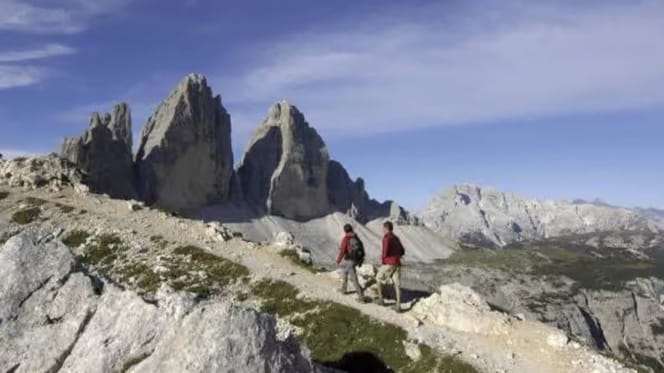 Drei Zinnen in den Dolomiten