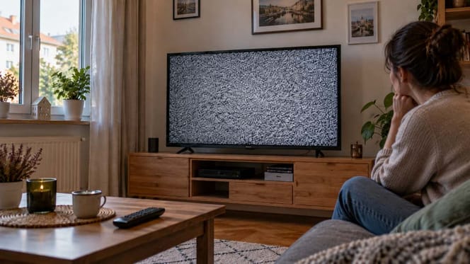 Fernsehbildschirm