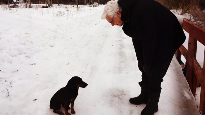 Jan Slagter heeft afscheid genomen van zijn hond met liftfobie