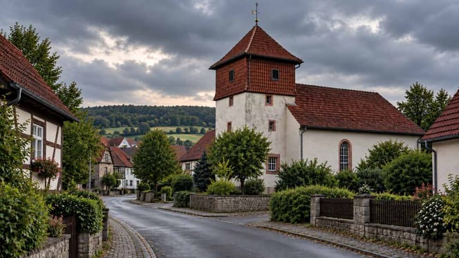 Kleiner Ort in Niedersachsen