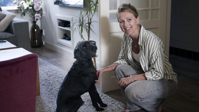 Labradoodle Bink vocht zich terug nadat hij bijna dood ging
