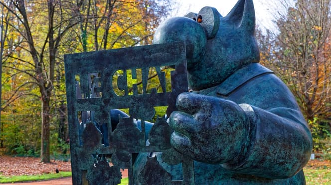 Le Chat exposition rue