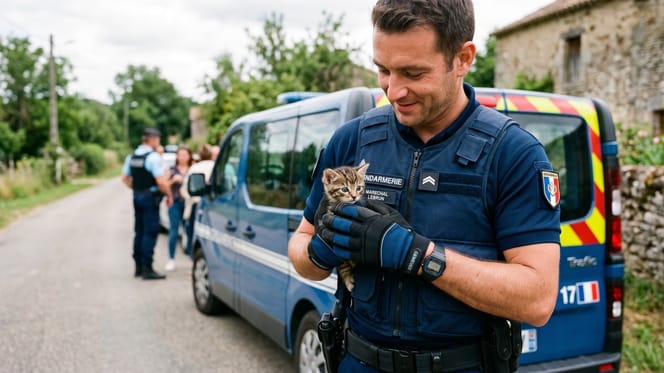 Die vier von den Gendarmen in Marne geretteten Kätzchen haben ein neues Zuhause gefunden.