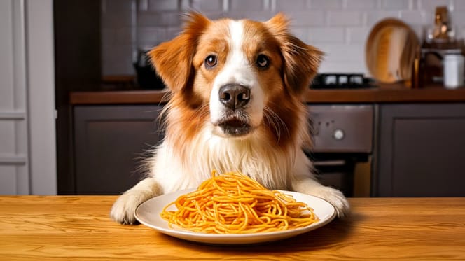 Mag een hond spaghetti eten?