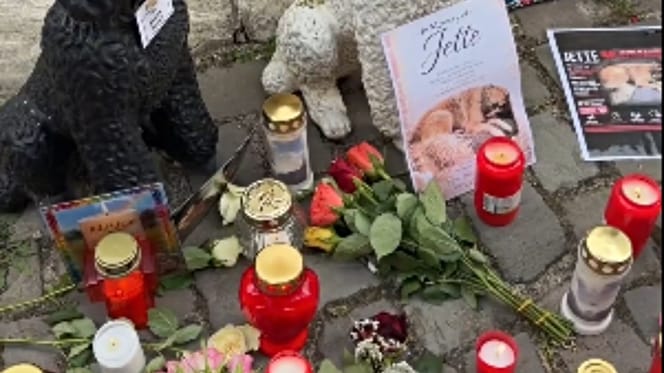 Mahnwache für Hündin Jette