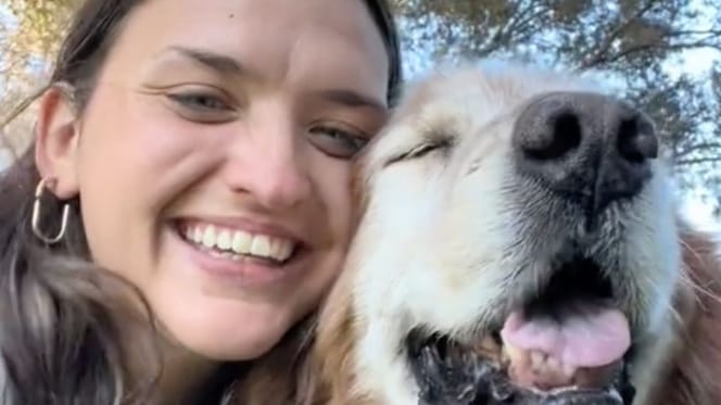 Makenzie and her dog