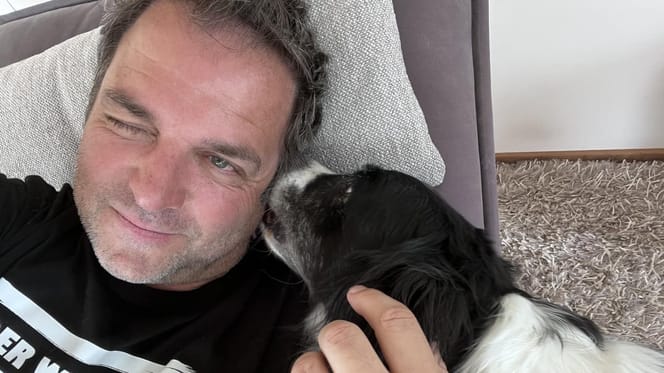 Martin Rütter e la cagnolina Emma