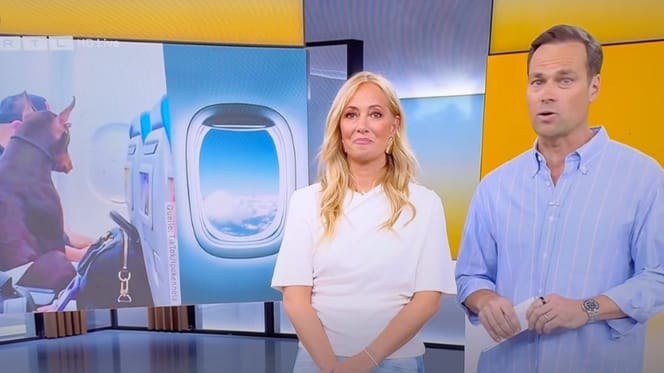 Moderatorin Angela Finger-Erben und Kollege
