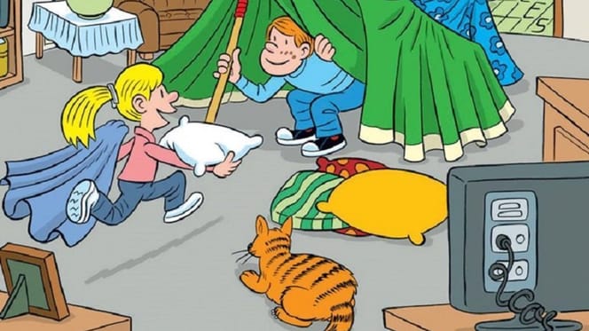 palabra gato escondida en imagen