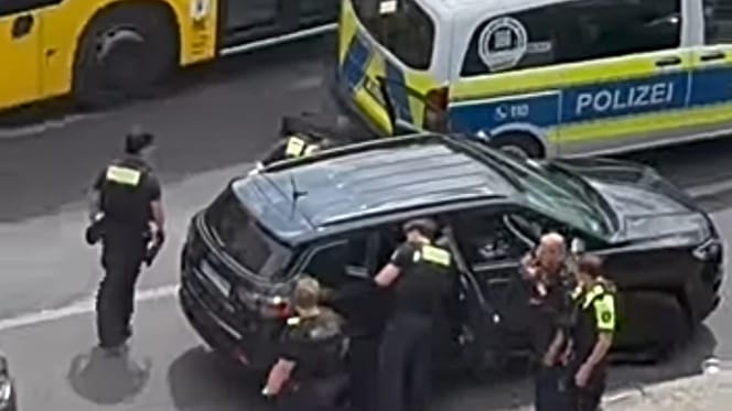 Polizei befreit Hund aus Auto